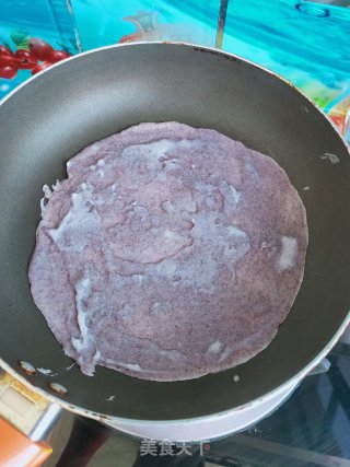 黑米面煎饼的做法步骤：7