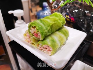 金稞莲白卷的做法步骤：6