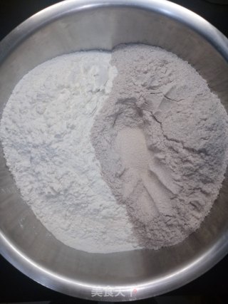 黑麦豆沙包的做法步骤：1