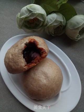 黑麦豆沙包的做法步骤：9