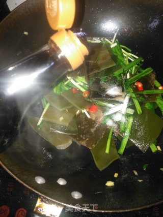 韭菜炒海带的做法步骤：7