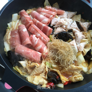 香辣蛋白肉炖白菜的做法步骤：8