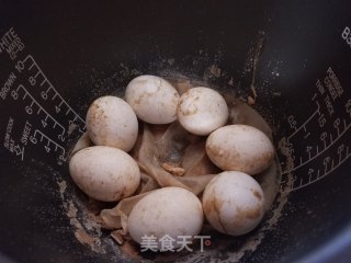 电饭锅韩式烤鸡蛋的做法步骤：7