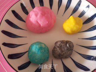 可爱卡通牛版奶黄包的做法步骤：6