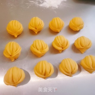 南瓜花卷的做法步骤：16