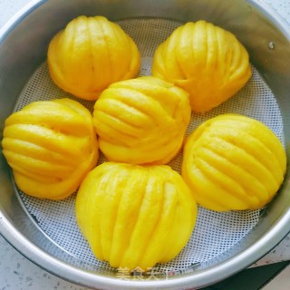 南瓜花卷的做法步骤：19