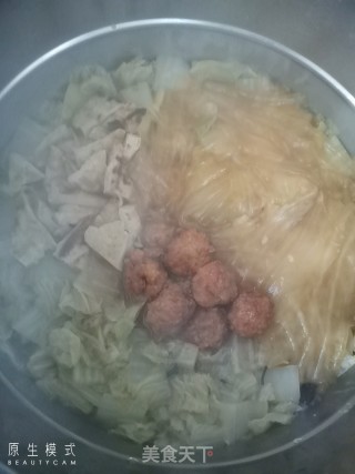 炖白菜鸡肉丸子的做法步骤：9