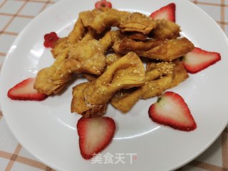 馄饨排叉的做法步骤：10