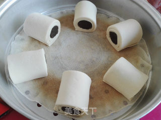 豆沙芝麻卷（一次发酵）的做法步骤：5