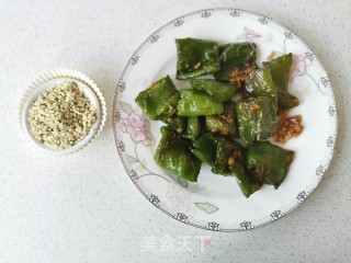 火麻仁虎皮尖椒的做法步骤：5