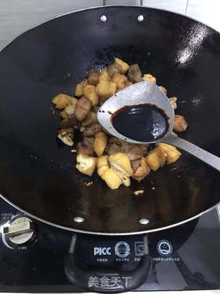 油豆腐烧肉的做法步骤：7