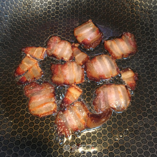 腊肉炒西兰花的做法步骤：3
