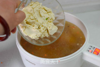 牛肉豆腐羹的做法步骤：4
