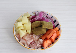 东南亚美食教程 | 咖喱面包鸡的做法步骤：5