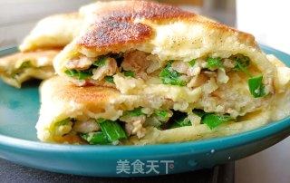 发面韭菜盒子的做法步骤：17