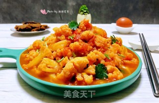 茄汁花菜的做法步骤：14