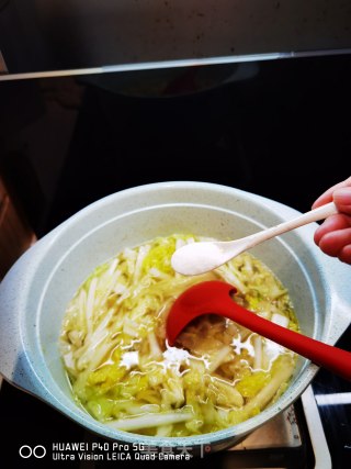 低脂的白菜肉丸炖粉条的做法步骤：24