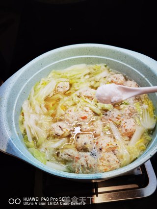 低脂的白菜肉丸炖粉条的做法步骤：25