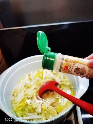 低脂的白菜肉丸炖粉条的做法步骤：26