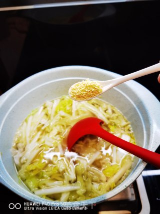 低脂的白菜肉丸炖粉条的做法步骤：27