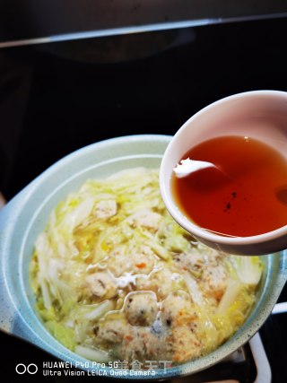 低脂的白菜肉丸炖粉条的做法步骤：28