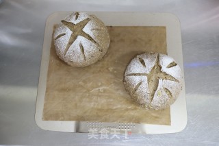 多谷黑麦欧包的做法步骤：8