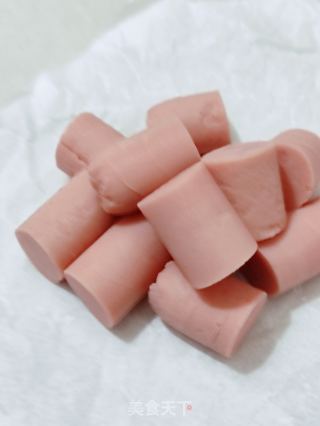 小时候的炸香肠的做法步骤：2