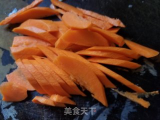 海螺片炒甜豆的做法步骤：5