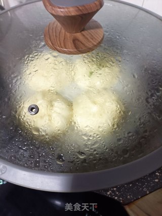 韭菜肉水煎包的做法步骤：12
