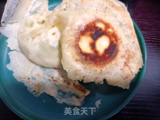 韭菜肉水煎包的做法步骤：15