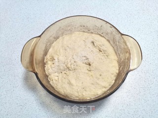 火麻仁豆渣玉米面发糕的做法步骤：2