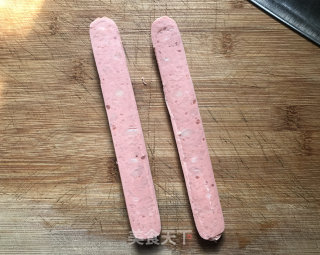 火腿肠葱油饼的做法步骤：3
