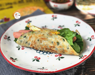 火腿肠葱油饼的做法步骤：9