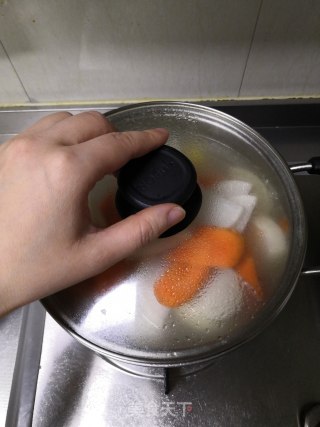 排骨萝卜汤的做法步骤：9