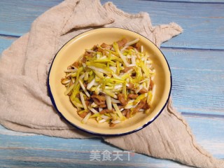 韭黄肉丝的做法步骤：10