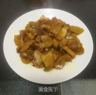 土豆干儿炒肉的做法步骤：11