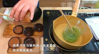 巧克力迷你挞，满口黄油香气浓郁，牵引着味蕾，让人想咬一口。的做法步骤：19