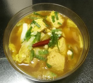 冻豆腐炖白菜的做法步骤：14