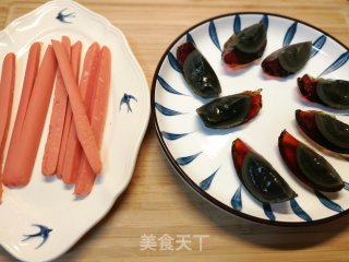 年夜饭新年菜（十二）一道零失败的凉菜～五彩松花蛋的做法步骤：2