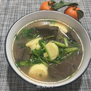鸭血豆腐汤的做法步骤：11