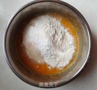 南瓜红枣发糕的做法步骤：6