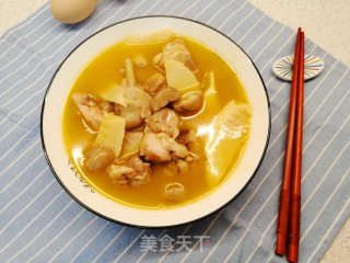 年夜饭新年菜（十三）～火锅底料只需3步秒变港味金汤炖鸡的做法步骤：7