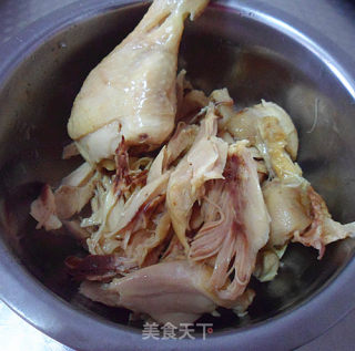 花生米拌鸡腿肉的做法步骤：6