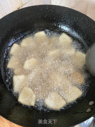 简易版油炸臭豆腐的做法步骤：16