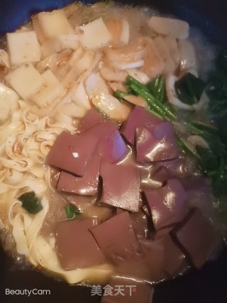 鸭血粉丝汤的做法步骤：6
