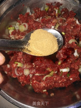 牛肉葱馅煎饺的做法步骤：9