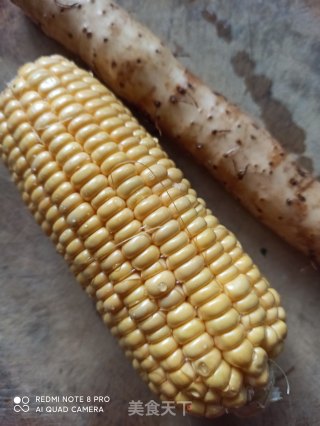 玉米山药合蒸的做法步骤：1