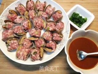 年夜饭新年菜（十四）花蛤酿肉的做法步骤：4