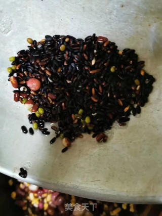 杂豆黑米粥的做法步骤：5