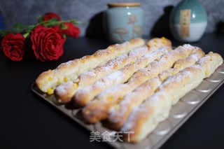 玉米棒面包的做法步骤：12